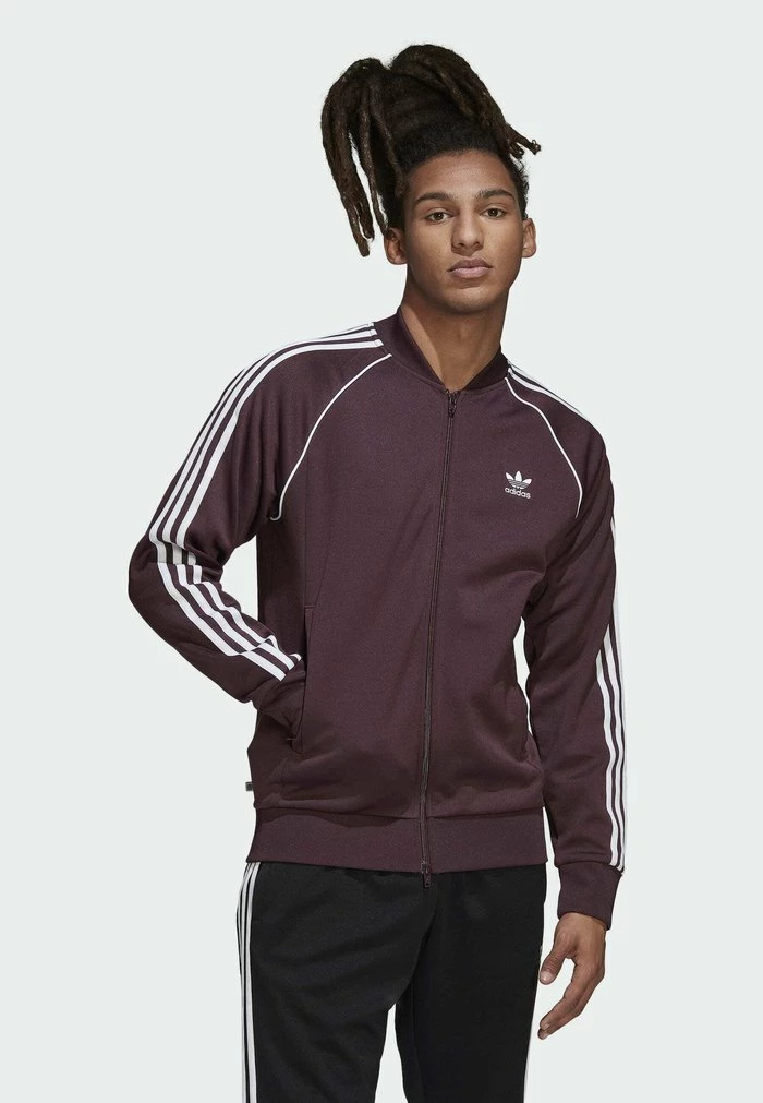 Adidas Originals Zip-up Sweatshirt - Red 1 Adidas Originals Zip-up Sweatshirt - Red