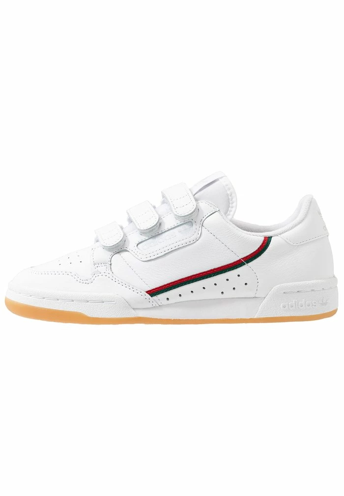 Adidas Originals CONTINENTAL - Trainers - Footwear White/clear Green/scarlet 1 Adidas Originals CONTINENTAL - Trainers - Footwear White/clear Green/scarlet