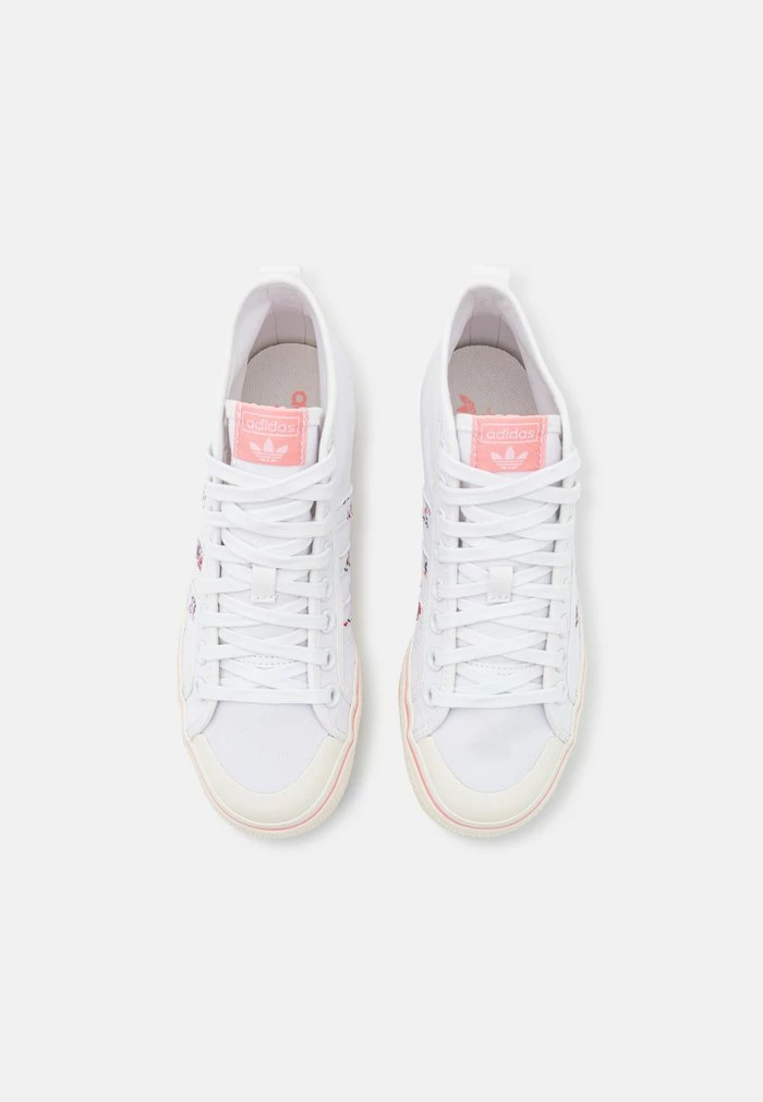Adidas Originals NIZZA PLATFORM MID - High-top Trainers - Footwear White/glory Pink/off White 6 Adidas Originals NIZZA PLATFORM MID - High-top Trainers - Footwear White/glory Pink/off White - Image 6