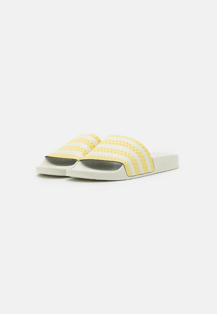 Adidas Originals ADILETTE - Mules - Almost Yellow/cloud White/off White 3 Adidas Originals ADILETTE - Mules - Almost Yellow/cloud White/off White - Image 3