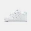 Adidas Originals STAN SMITH UNISEX - Baby Shoes - Footwear White/almost Blue/core Black