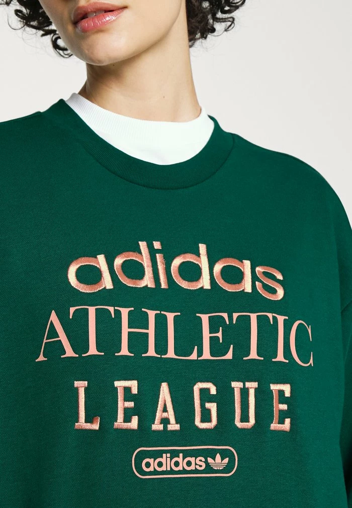 Adidas Originals RETRO LUXURY CREW - Sweatshirt - Collegiate Green 13 Adidas Originals RETRO LUXURY CREW - Sweatshirt - Collegiate Green - Image 13