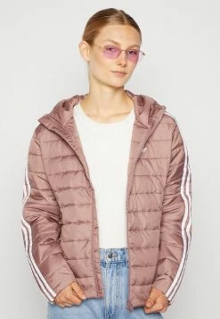 Adidas Originals SLIM PADDED JACKET - Light Jacket - Brown -Adidas Originals Shop e1b6f704e0424c19903c33a922f97435