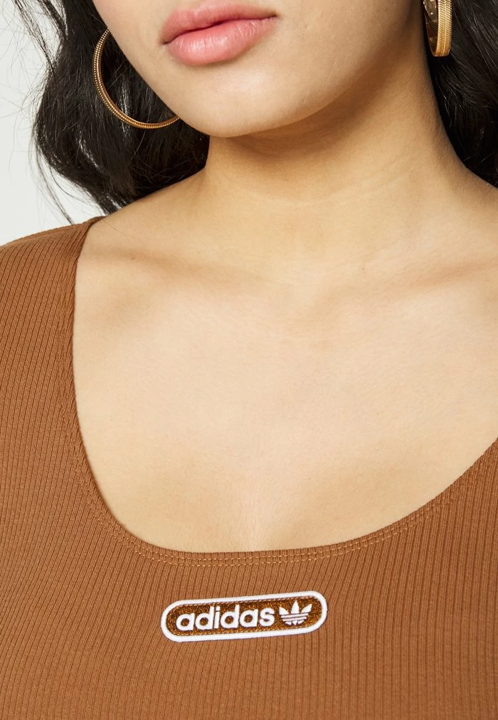 Adidas Originals BODY - Long Sleeved Top - Wild Brown 9 Adidas Originals BODY - Long Sleeved Top - Wild Brown - Image 9