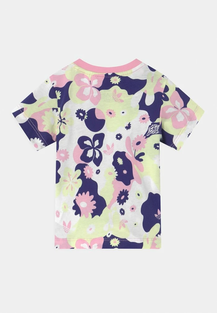 Adidas Originals TEE - Print T-shirt - White/true Pink/almost Lime/legacy Indigo 2 Adidas Originals TEE - Print T-shirt - White/true Pink/almost Lime/legacy Indigo - Image 2