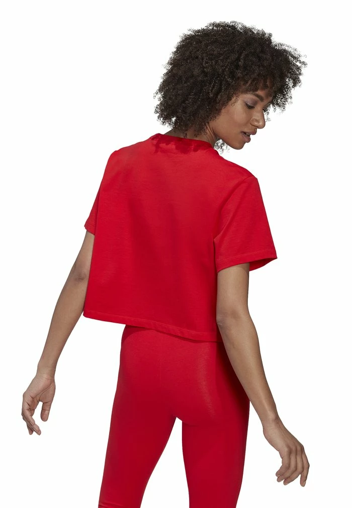 Adidas Originals Print T-shirt - Vivid Red 3 Adidas Originals Print T-shirt - Vivid Red - Image 3