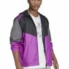 Adidas Originals LIGHTNING - Training Jacket - Black Shock Purple