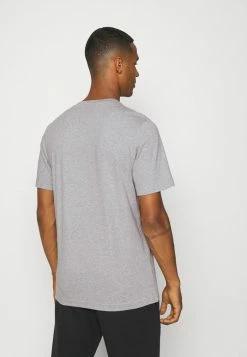 Adidas Originals TREFOIL UNISEX - Print T-shirt - Medium Grey Heather/white -Adidas Originals Shop e3325a7a76864e66a05a73c3e9106893