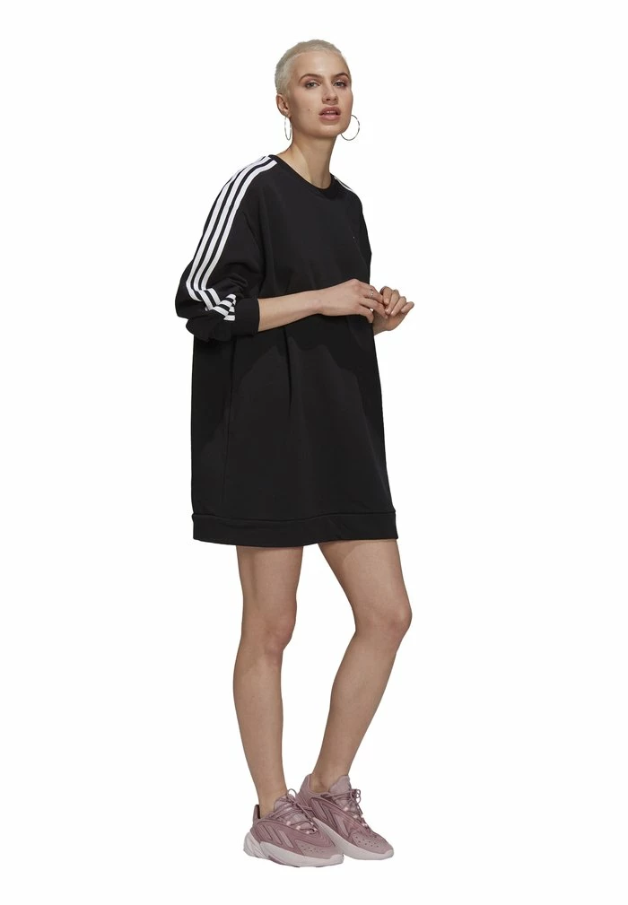 Adidas Originals ADICOLOR CLASSICS LONG SLEEVE - Day Dress - Black 2 Adidas Originals ADICOLOR CLASSICS LONG SLEEVE - Day Dress - Black - Image 2