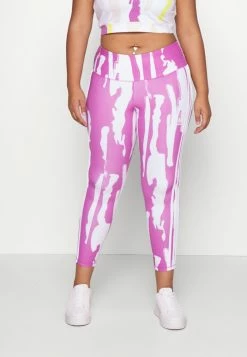 Adidas Originals THEBE MAGUGU LEGGING - Tracksuit Bottoms - Semi Pulse Lilac/white