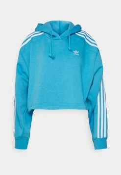Adidas Originals ADICOLOR CLASSICS CROP - Hoodie - App Sky Rush -Adidas Originals Shop e3dc9104d775488c88ff79a7e13dfa8f
