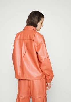 Adidas Originals TRACKTOP - Faux Leather Jacket - Magic Earth Met -Adidas Originals Shop e427f95c5aac402d8be705336b0d0d3d