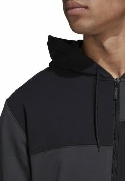 Adidas Originals SPRT FT ZIP HDY - Zip-up Sweatshirt - Black/carbon -Adidas Originals Shop e54c50445a3640e9970058f53c59ec13