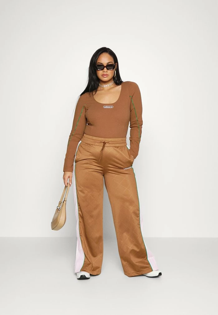 Adidas Originals BODY - Long Sleeved Top - Wild Brown 2 Adidas Originals BODY - Long Sleeved Top - Wild Brown - Image 2