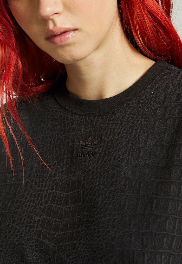 Adidas Originals TEE - Print T-shirt - Black/carbon 7 Adidas Originals TEE - Print T-shirt - Black/carbon - Image 7