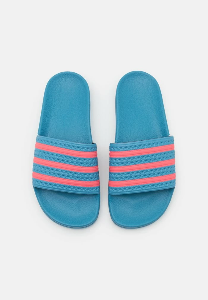 Adidas Originals ADILETTE - Pool Slides - Hazy Blue/hazy Rose 6 Adidas Originals ADILETTE - Pool Slides - Hazy Blue/hazy Rose - Image 6
