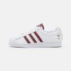 Adidas Originals SUPERSTAR UNISEX - Trainers - Footwear White/quiet Crimson/gold Foil