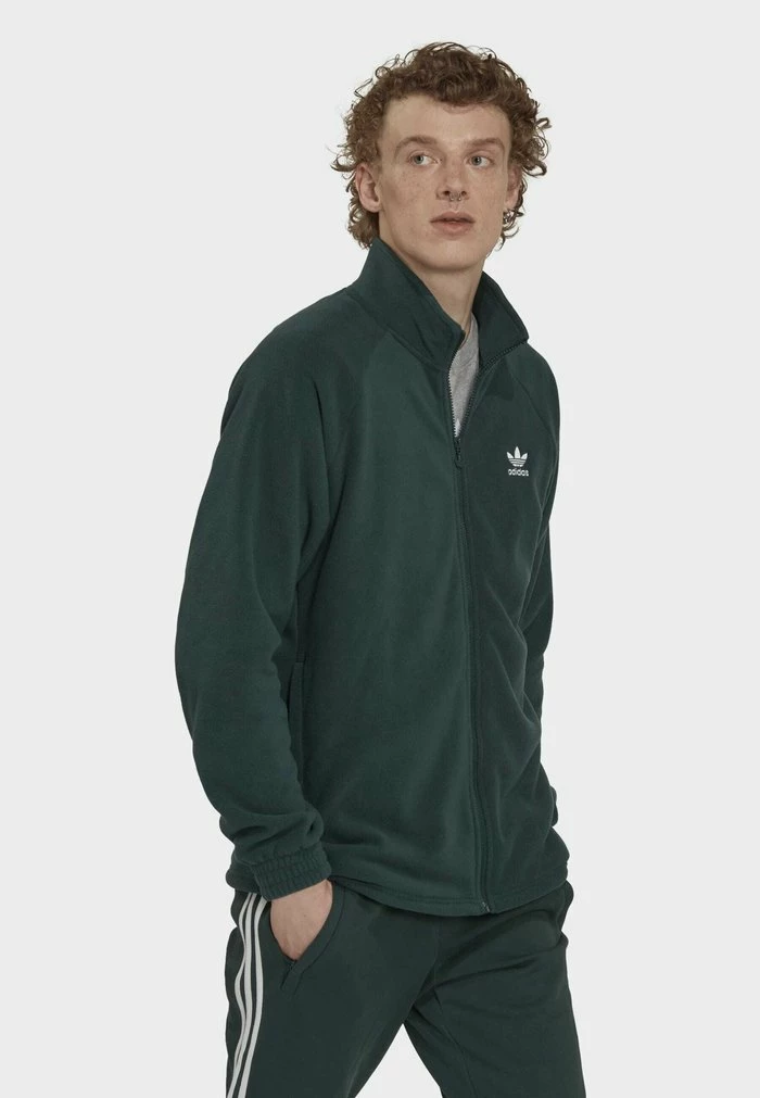 Adidas Originals TREFOIL FZ TEDD - Training Jacket - Green 3 Adidas Originals TREFOIL FZ TEDD - Training Jacket - Green - Image 3