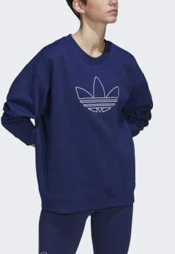 Adidas Originals Sweatshirt - Blue -Adidas Originals Shop e68eb02d2a654875a30231f9021cc7c5