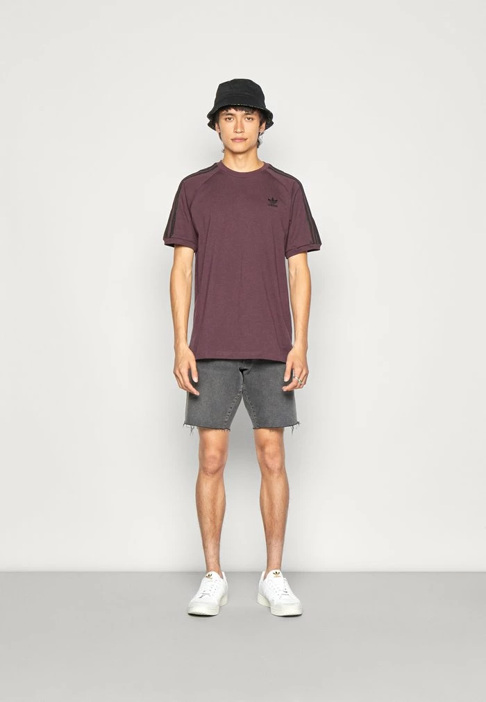 Adidas Originals PLUSH TEE - Print T-shirt - Shadow Maroon 2 Adidas Originals PLUSH TEE - Print T-shirt - Shadow Maroon - Image 2