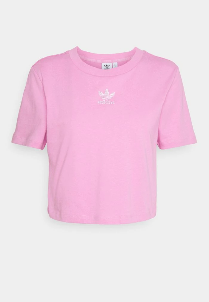 Adidas Originals CROPPED TEE - Basic T-shirt - Bliss Orchid 5 Adidas Originals CROPPED TEE - Basic T-shirt - Bliss Orchid - Image 5