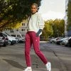Adidas Originals TRACK PANT - Tracksuit Bottoms - Legacy Burgundy