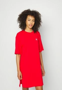 Adidas Originals TEE DRESS - Jersey Dress - Vivid Red