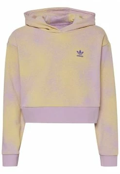 Adidas Originals CROP - Sweatshirt - Bliss Lilac/almost Yellow