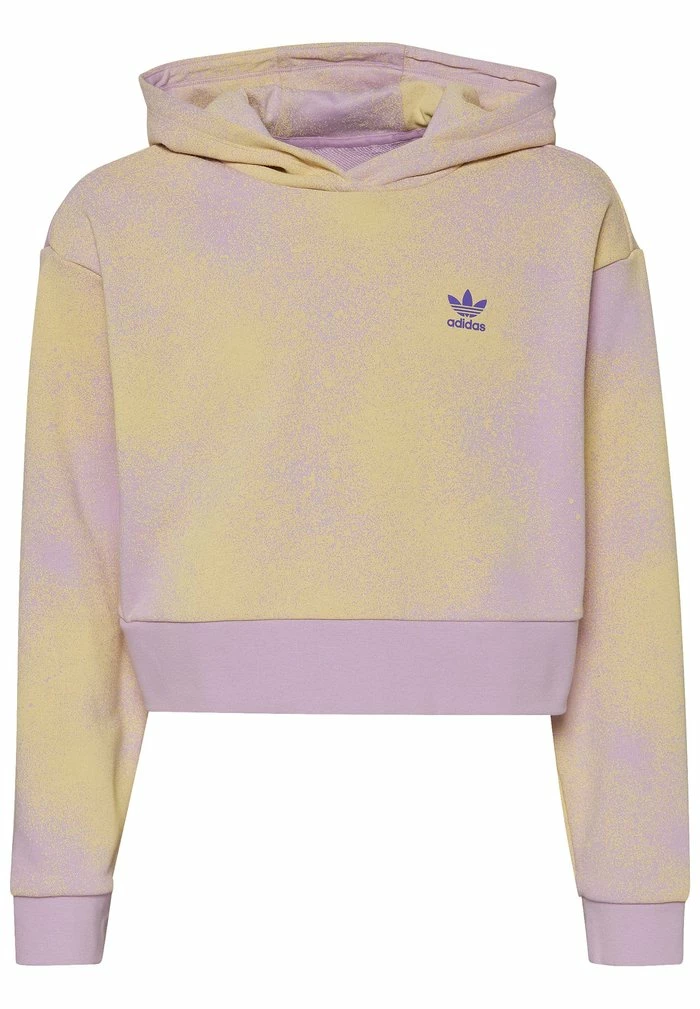 Adidas Originals CROP - Sweatshirt - Bliss Lilac/almost Yellow 1 Adidas Originals CROP - Sweatshirt - Bliss Lilac/almost Yellow