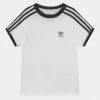 Adidas Originals 3 STRIPES TEE UNISEX - Print T-shirt - White/black