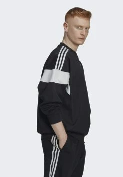 Adidas Originals CHALLENGER CREW - Sweatshirt - Black -Adidas Originals Shop eb3124d7d12e4dbb8a0e5c4bd143ca9d