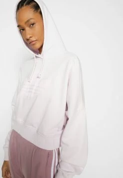 Adidas Originals CROPPED HOODIE - Sweatshirt - Almost Pink -Adidas Originals Shop ebad65dfbf7e4a48b11ecdb7f43a87a6
