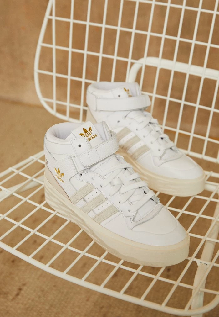 Adidas Originals FORUM BONEGA MID - High-top Trainers - Footwear White/orbit Grey/clear Brown 5 Adidas Originals FORUM BONEGA MID - High-top Trainers - Footwear White/orbit Grey/clear Brown - Image 5