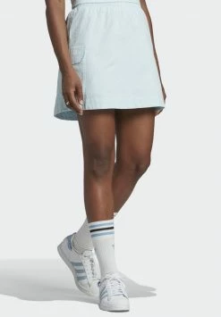 Adidas Originals CLASSICS POPLIN - A-line Skirt - Blue