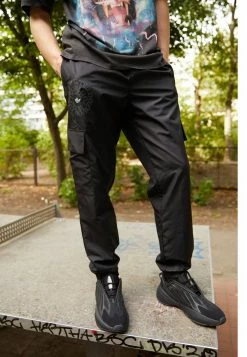 Adidas Originals OZWORLD - Cargo Trousers - Black -Adidas Originals Shop ec684713d70548839ab83525776685a3