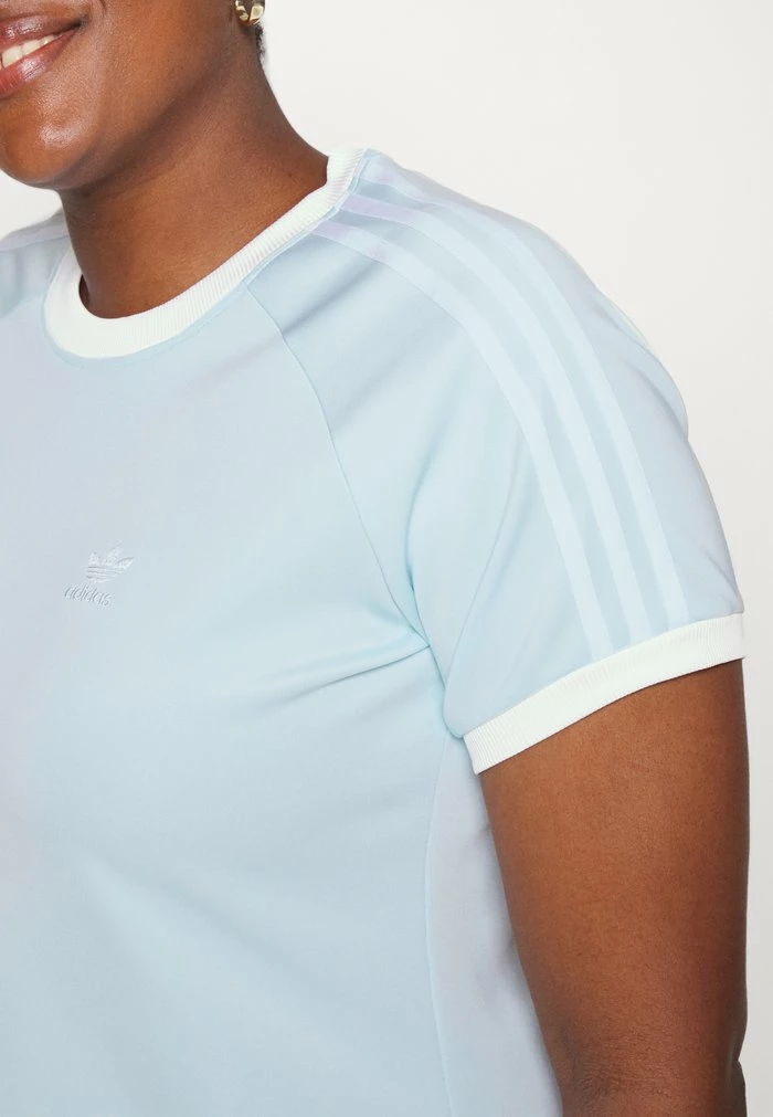 Adidas Originals SLIM TEE - Print T-shirt - Almost Blue 7 Adidas Originals SLIM TEE - Print T-shirt - Almost Blue - Image 7