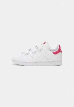 Adidas Originals STAN SMITH UNISEX - Trainers - White/bold Pink