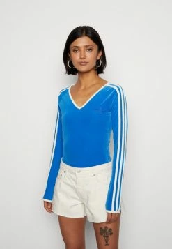 Adidas Originals BODYSUIT 70S PACK - Long Sleeved Top - Bluebird