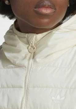Adidas Originals SLIM PADDED JACKET - Light Jacket - Beige -Adidas Originals Shop ed855db977ea4c67b3fc681aa5defe08