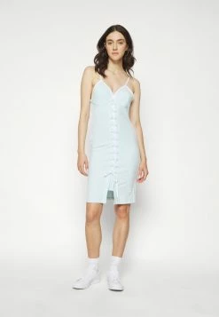 Adidas Originals ALWAYS ORIGINAL LACED STRAP - Jersey Dress - Almost Blue -Adidas Originals Shop ef881ea3e90647f8a283e74543835664