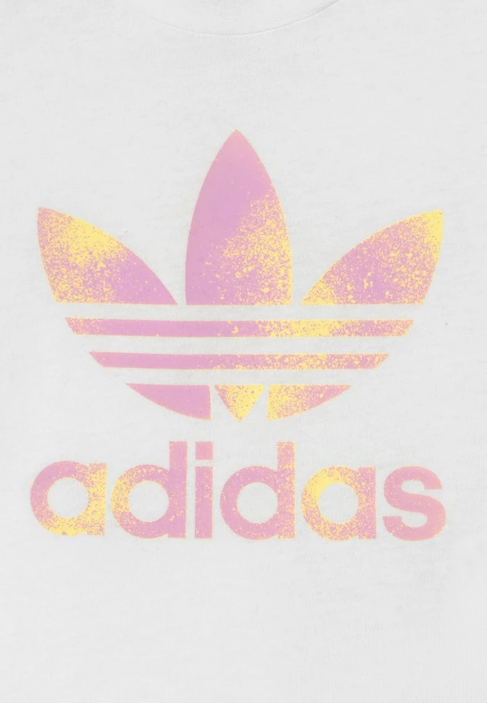 Adidas Originals SET - Print T-shirt - Top White Bottom Bliss Lilac F22/almost Yellow F22 3 Adidas Originals SET - Print T-shirt - Top White Bottom Bliss Lilac F22/almost Yellow F22 - Image 3