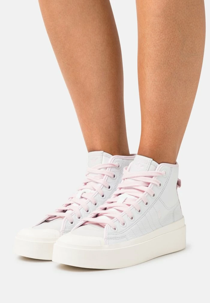 Adidas Originals NIZZA BONEGA - High-top Trainers - Crystal White/white/almost Pink 1 Adidas Originals NIZZA BONEGA - High-top Trainers - Crystal White/white/almost Pink