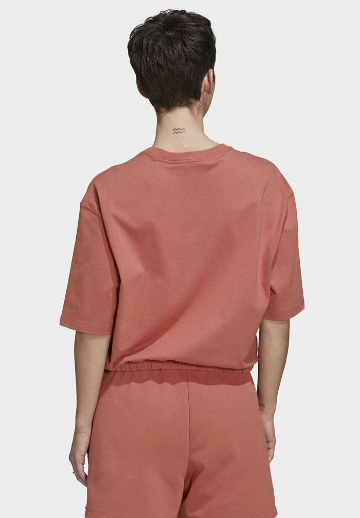 Adidas Originals CONTEMPO - Basic T-shirt - Brown 2 Adidas Originals CONTEMPO - Basic T-shirt - Brown - Image 2