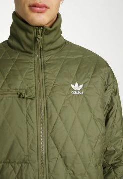 Adidas Originals QUILTED - Light Jacket - Focus Olive -Adidas Originals Shop f0fe8225bfed45bb9967f622255a3036