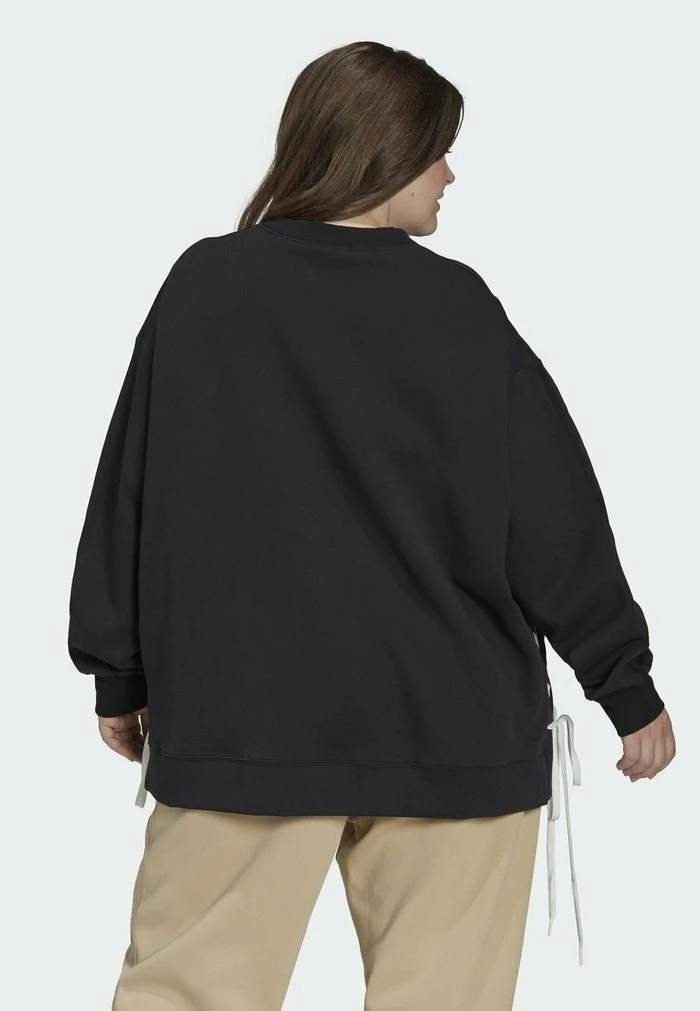 Adidas Originals LACED CREW - Sweatshirt - Black 2 Adidas Originals LACED CREW - Sweatshirt - Black - Image 2