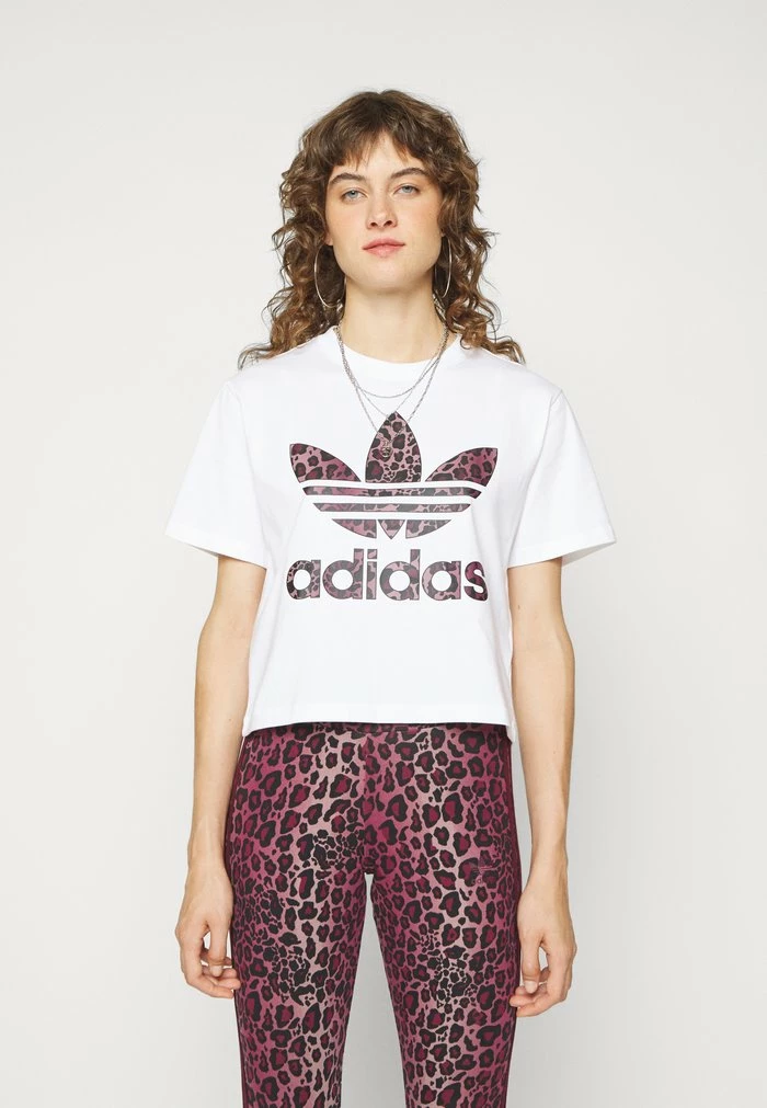 Adidas Originals LOGO - Print T-shirt - White 3 Adidas Originals LOGO - Print T-shirt - White - Image 3