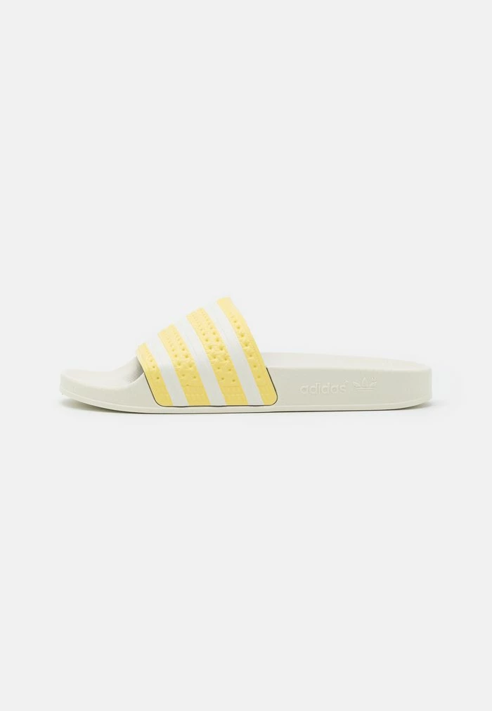 Adidas Originals ADILETTE - Mules - Almost Yellow/cloud White/off White 2 Adidas Originals ADILETTE - Mules - Almost Yellow/cloud White/off White - Image 2