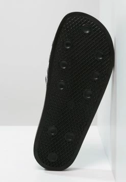 Adidas Originals ADILETTE UNISEX - Mules - Black/white -Adidas Originals Shop f15cc37f92de4de7a4a1392661518046