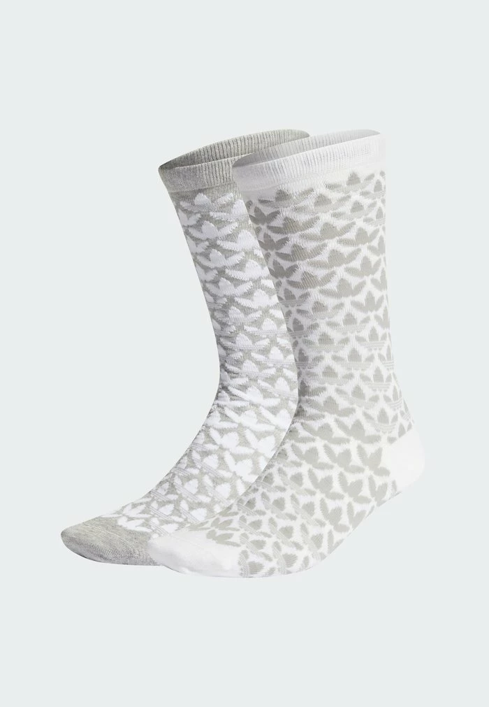 Adidas Originals MONOGRAM 2 PAIRS - Sports Socks - White 3 Adidas Originals MONOGRAM 2 PAIRS - Sports Socks - White - Image 3