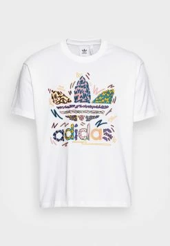 Adidas Originals LOVEUNI TREF TE UNISEX - Print T-shirt - White/multicolor -Adidas Originals Shop f17fa2235f4545fa9934250a177d880b